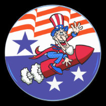 4th Of July Uncle Sam Sticker stickers