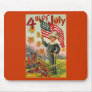 4th of July ! Vintage Art Mousepad