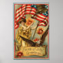 4th of July - Vintage Art Poster