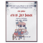 4th of July Vintage Patriotic Kids Personalized Flyer