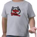 4th Race Car Birthday t-shirts