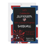 4thjuly, heart flag, With a Good Ol' Fashion, B... Invitations