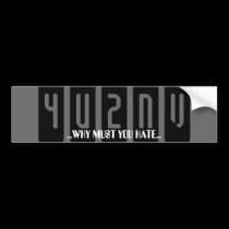4U2NV, ..WHY MUST YOU HATE.. bumper stickers