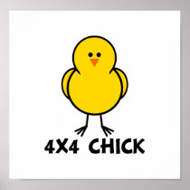 4x4 Chick Posters