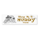 4X4 Mud Truck Bumper Sticker bumper stickers