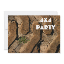 4x4 Party Personalized Announcement