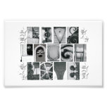 4x6 Alphabet Letter Photography Live Laugh Love