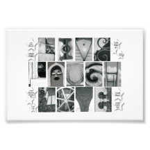 4x6 Alphabet Letter Photography Live Laugh Love