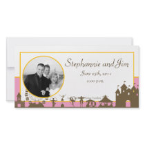 4x8 Engagement Photo Announcement Carnival Photo Greeting Card