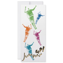 4x9.25 Jumpin' Up! Invitation