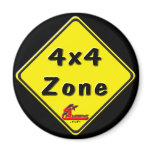 4xCruisers Club Gear Magnet