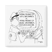 500,000,000 MB of Useless Information Fridge Magnet