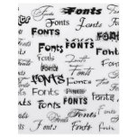 500-Fonts Flyer