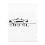 500SL POSTCARDS