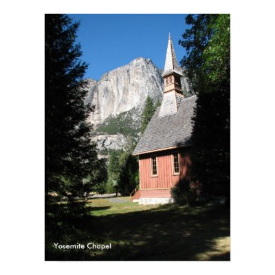 501. Yosemite Chapel Poster by CrossPoints