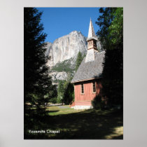 501. Yosemite Chapel Poster