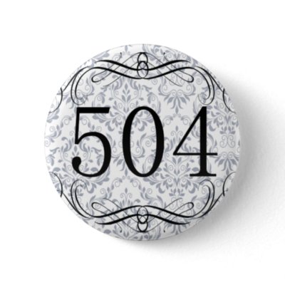 504 Area Code Buttons by AreaCodes