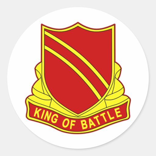 506th Army Airborne Field Artillery Battalion Round Stickers