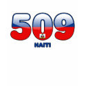 509 Area code for Haiti t-shirts by MySpaceCode 509 Area code for Haiti t-shirts