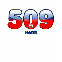 509 Area code for Haiti t-shirts