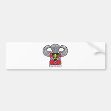 509th Airborne with Airborne Wings 2 Bumper Sticker
