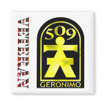 509th Geronimo OEF Refrigerator Magnet