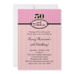 50 and Fabulous Birthday Invitation