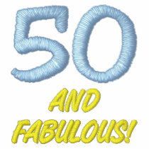 50 and Fabulous Embroidered Polo Shirt embroidered shirts by stitchshop 50 and Fabulous Embroidered Polo Shirt embroidered shirts