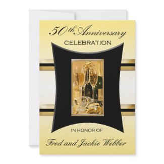 50 Anniversary Party Invitations invitation
