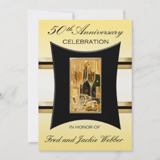 50 Anniversary Party Invitations invitation