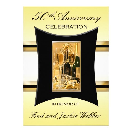 50 Anniversary Party Invitations