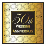 50.as invitaciones elegantes del aniversario de bo comunicado personalizado
