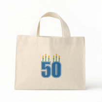 50 Birthday Candles (Blue / Green) bags