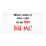 50 Bite Me! Personalized Photo Card