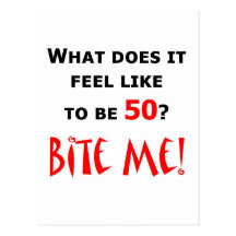 50 Bite Me! Post Card