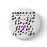 50 Cat Heads Old Button
