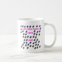50 Cat Heads Old Mugs