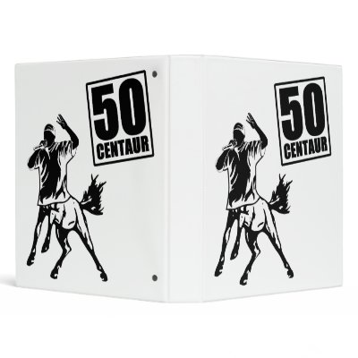 50 Centaur 3 Ring Binder by The_Shirt_Yurt