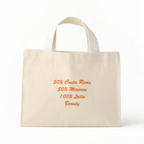 50% Costa Rican 50% Mexican100% Latin Beauty bags