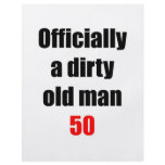 50 Dirty Old Man Flyer Design