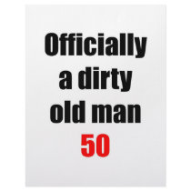 50 Dirty Old Man Customized Letterhead