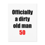 50 Dirty Old Man Postcards