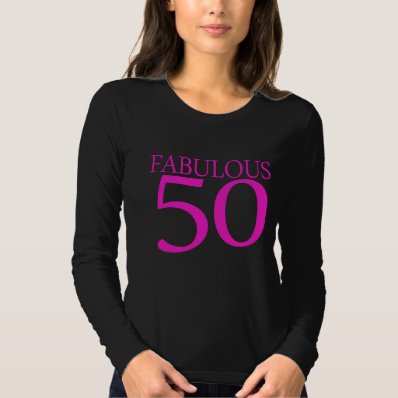 50 fabulous 50th birthday shirt