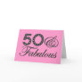 50 & Fabulous Gift Greeting Cards