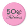 50 & Fabulous Gift Fridge Magnet