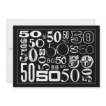 50 Fonts: Birthday Party Invitation