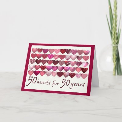 50 Hearts for 50 Years! Cards