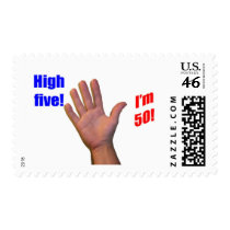 50 High Five! postage by thatsabigbirthday 50 High Five! postage
