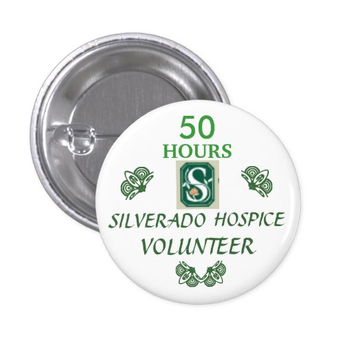 50 Hour Volunteer Pin Zazzle