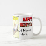 50 is the new 30 custom name - cartoon mug
